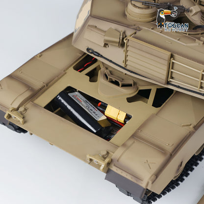 Free Shipping CN Stock Second-hand 2.4Ghz Henglong 1/16 Scale 7.0 Plastic Ver M1A2 Abrams RTR RC Tank 3918 Model