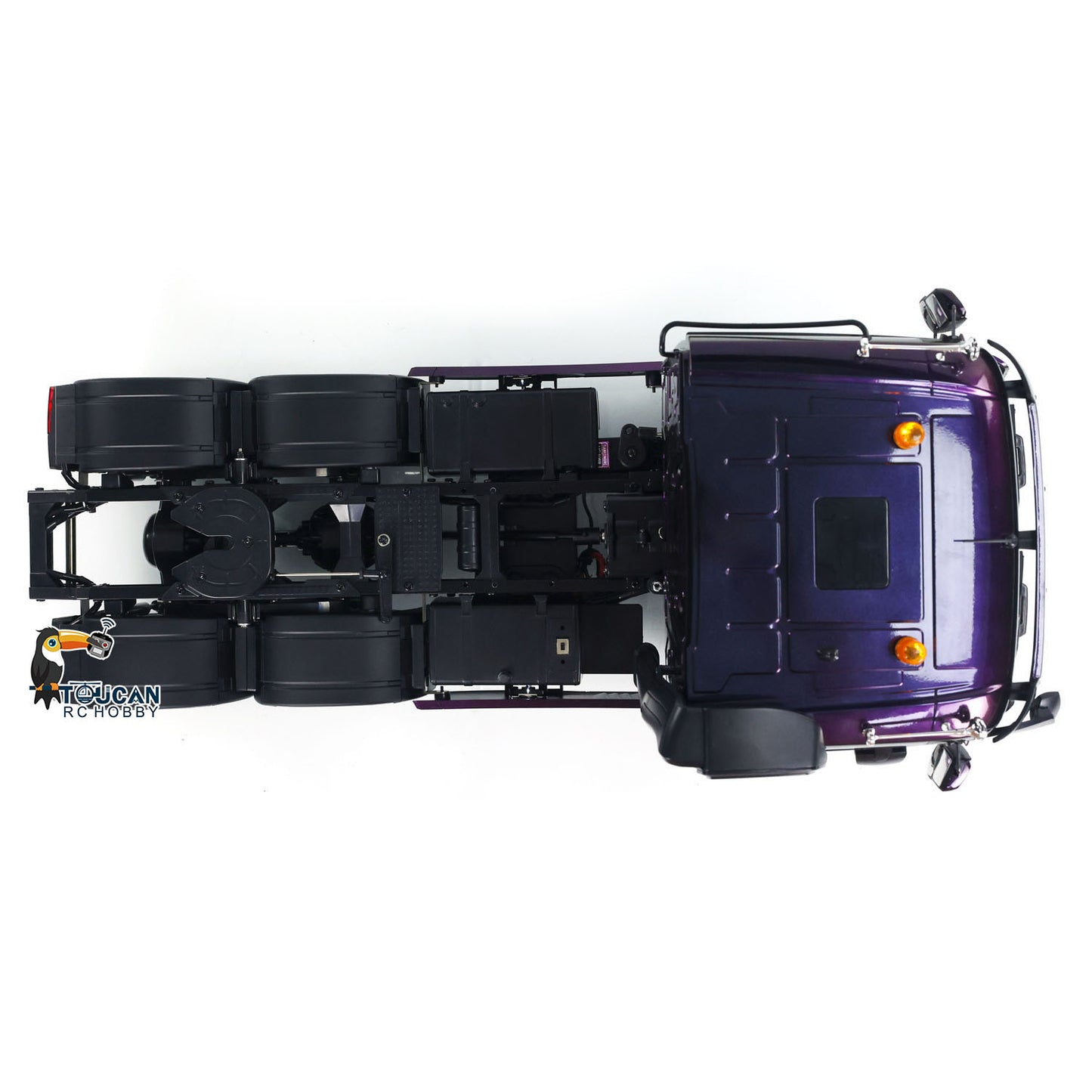 1/14 Remote Control Tractor Truck 6x4 RTR RC Lorry Car 3-speed Gearbox Sounds Lights