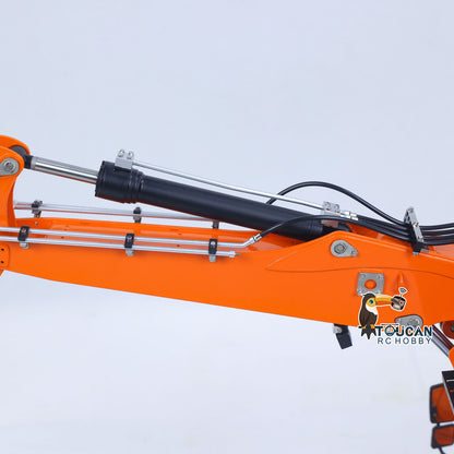 CUT Model LR914 1/14 Metal RC Hydraulic Excavator RTR 5-Way Valve ST8 Controller Manual Quick Coupler Light & Sound for Enthusiast Outdoor