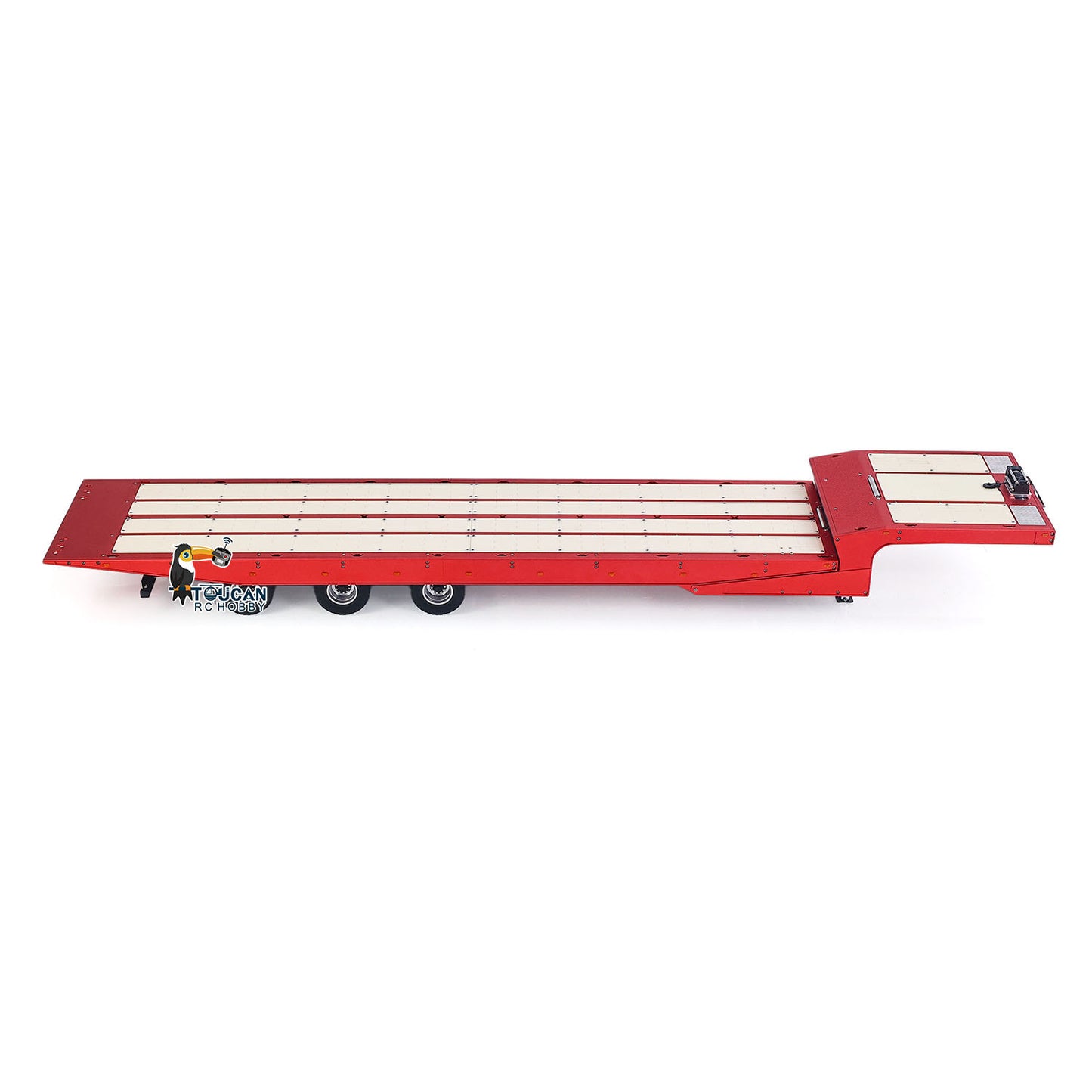 Degree Metal 3Axle Trailer 994 Electric Support Leg Winch For 1/14 TAMIYA Remote Control Tractor Truck DIY Model RC Excavator