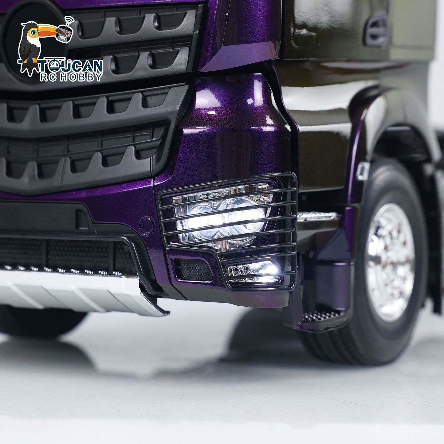 1/14 Remote Control Tractor Truck 6x4 RTR RC Lorry Car 3-speed Gearbox Sounds Lights