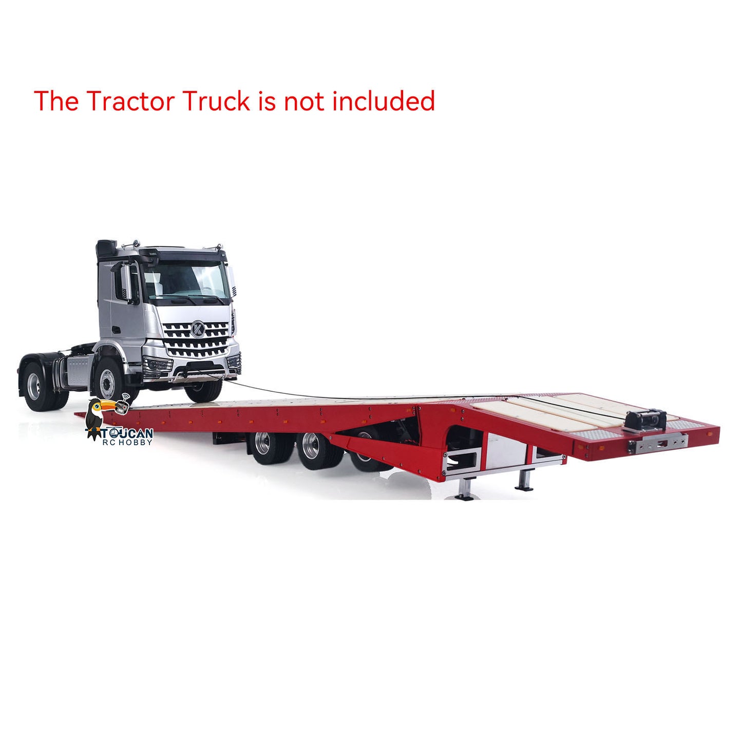 In Stock Degree Metal 3Axle Trailer 994 Electric Support Leg Winch For 1/14 TAMIYA Remote Control Tractor Truck DIY Model RC Excavator
