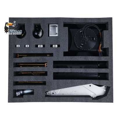 TOUCAN RC HOBBY Special Offer LESU Aoue PC500 1/14 Metal RC Hydraulic Tracked Excavator B0019 KIT 7Ways Valve Digger 3-4MPA Pump Light DIY Model