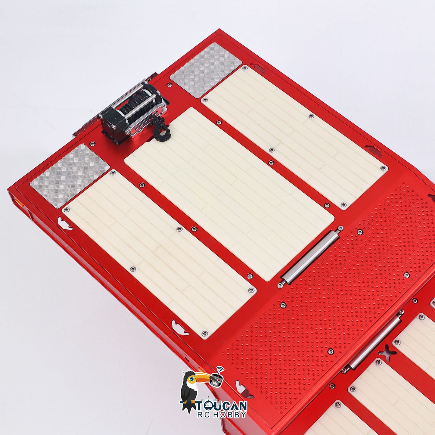 In Stock Degree Metal 3Axle Trailer 994 Electric Support Leg Winch For 1/14 TAMIYA Remote Control Tractor Truck DIY Model RC Excavator