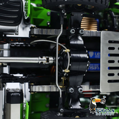 LESU Metal 1/14 6x6 3-way RC Hydraulic Dump Remote Control Tipper Truck Construction Cars Simulation Model RTR