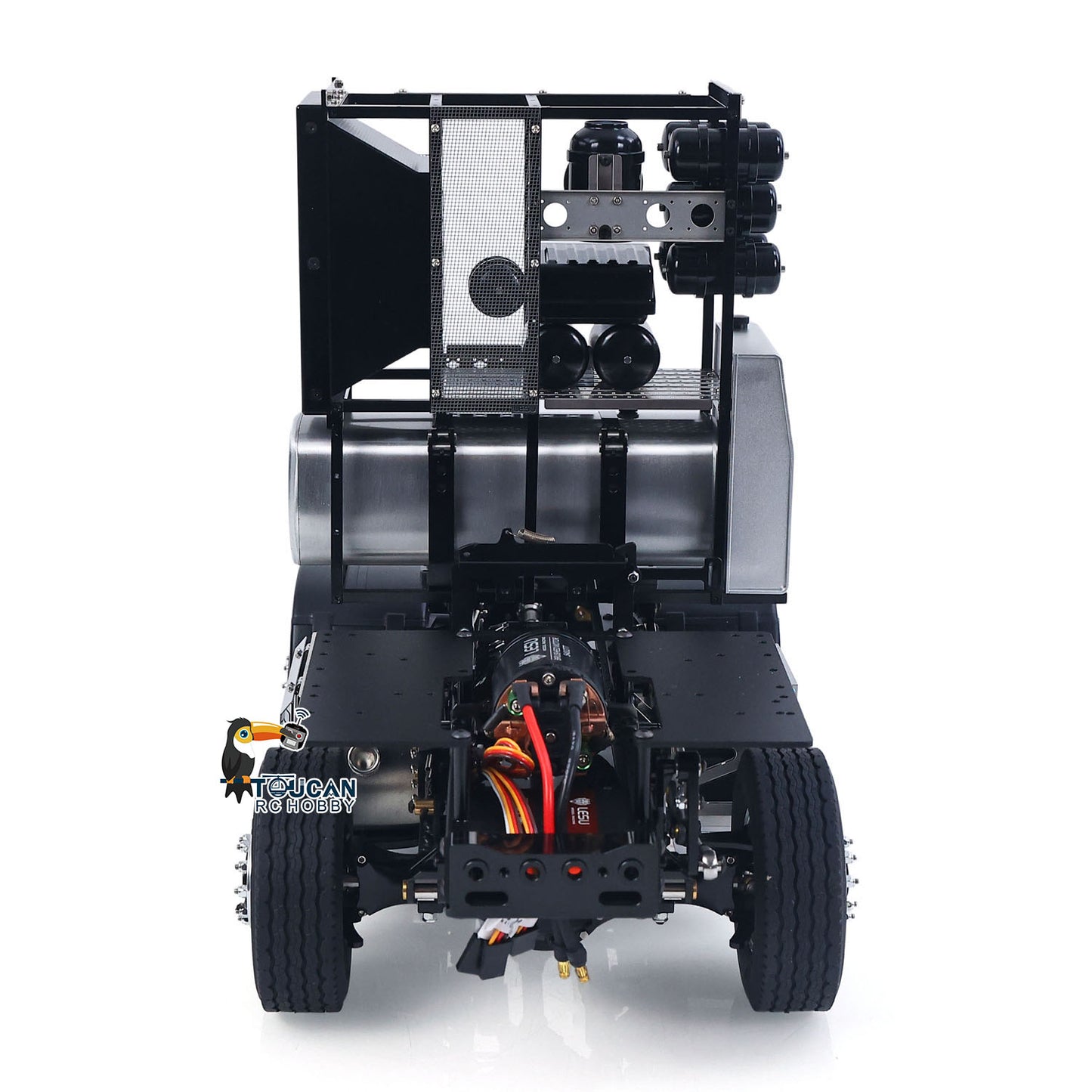 In Stock LESU Metal RC Assembled Heavy-duty Chassis for 1/14 Scale 1851 3363 Tractor Truck 3 Speed Transmission Highline Equipment Rack Truck UpgradeParts