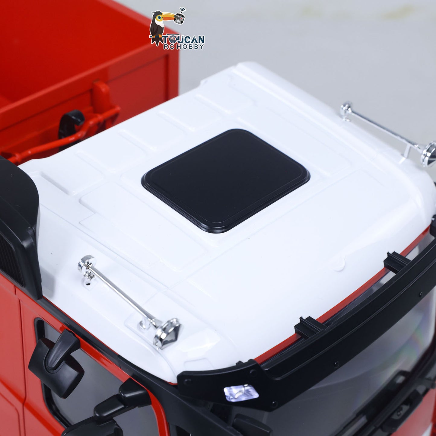 Metal 1/14 RC Hydraulic Dumper 8x8 Roll Off Dump Truck 3363 Emulated Vehicle Model Rear Axle Steering 3-speed I6S Remote Control