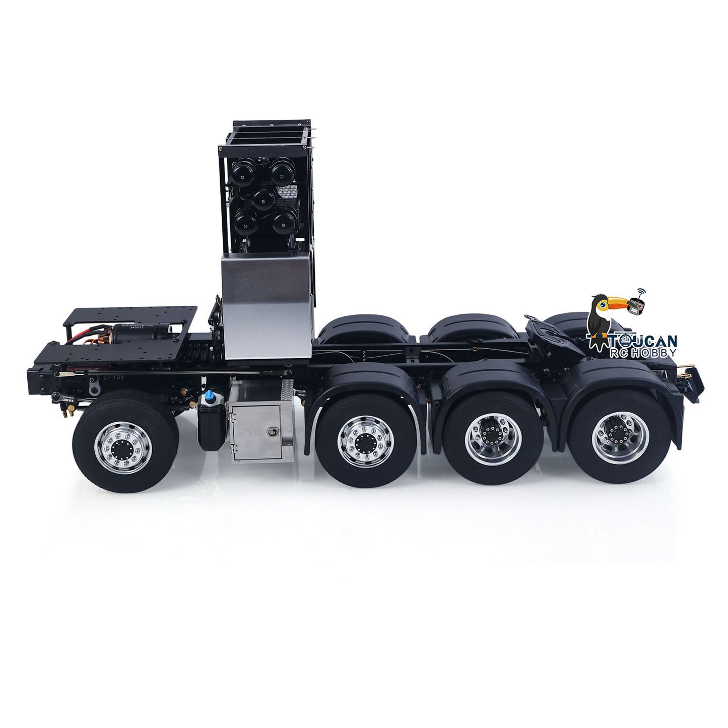 In Stock LESU Metal RC Assembled Heavy-duty Chassis for 1/14 Scale 1851 3363 Tractor Truck 3 Speed Transmission Highline Equipment Rack Truck UpgradeParts