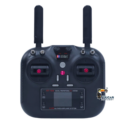 Double E 1/14 6X4 Remote Control Tractor Truck FMX RC Model Vehicle 2Speed Metal Gearbox Chassis Rail Openable Door HotRC Radio