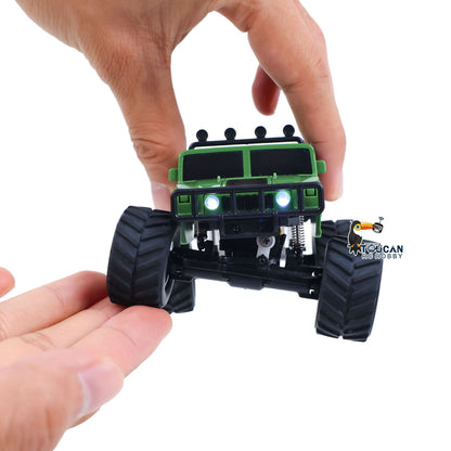 JIABAILE 3604/3604A 1/36 4WD Plastic Remote Controlled Off-Road Vehicles RTR Mini Crawler Car Battery Light System Outdoor