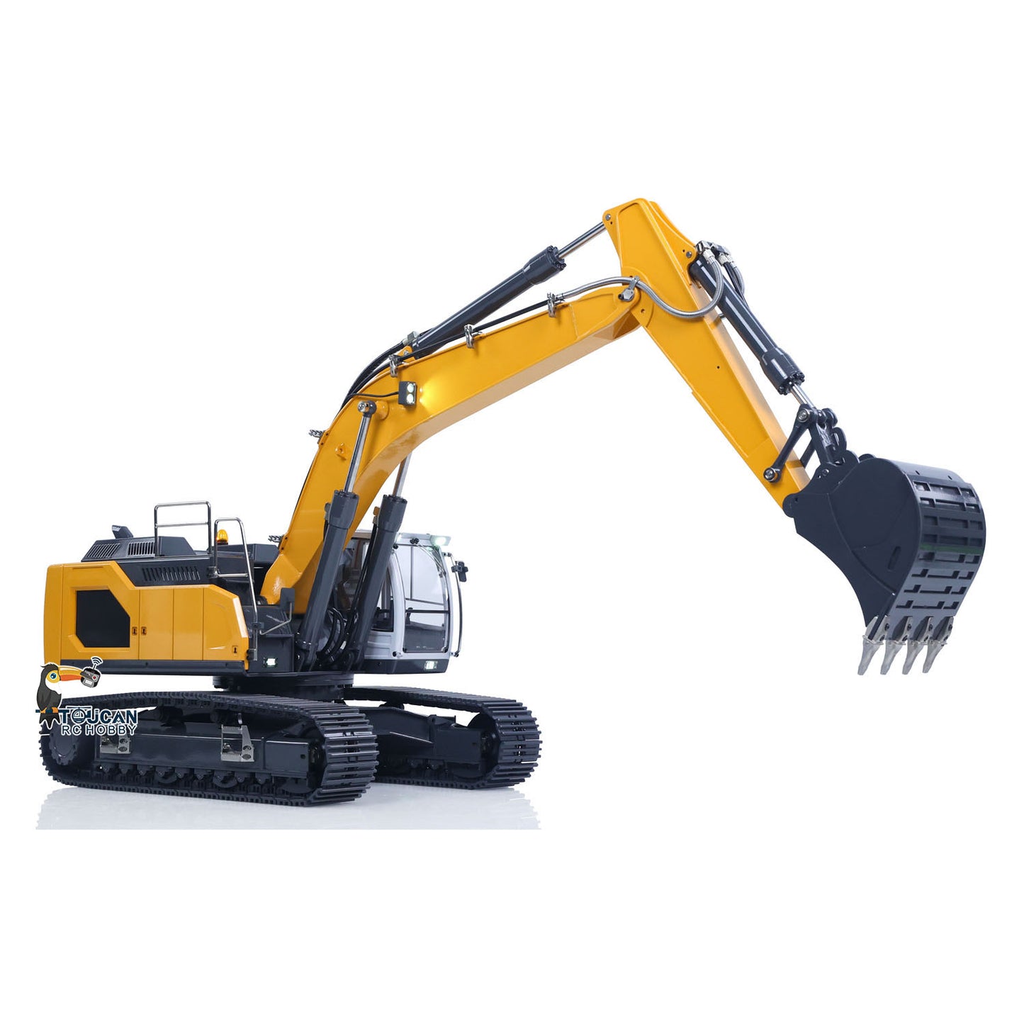 In Stock 1/14 XDRC Metal Hydraulic RC Excavator 945 Remote Control Digger Sound Light System Assembled Painted Hobby ModeINl