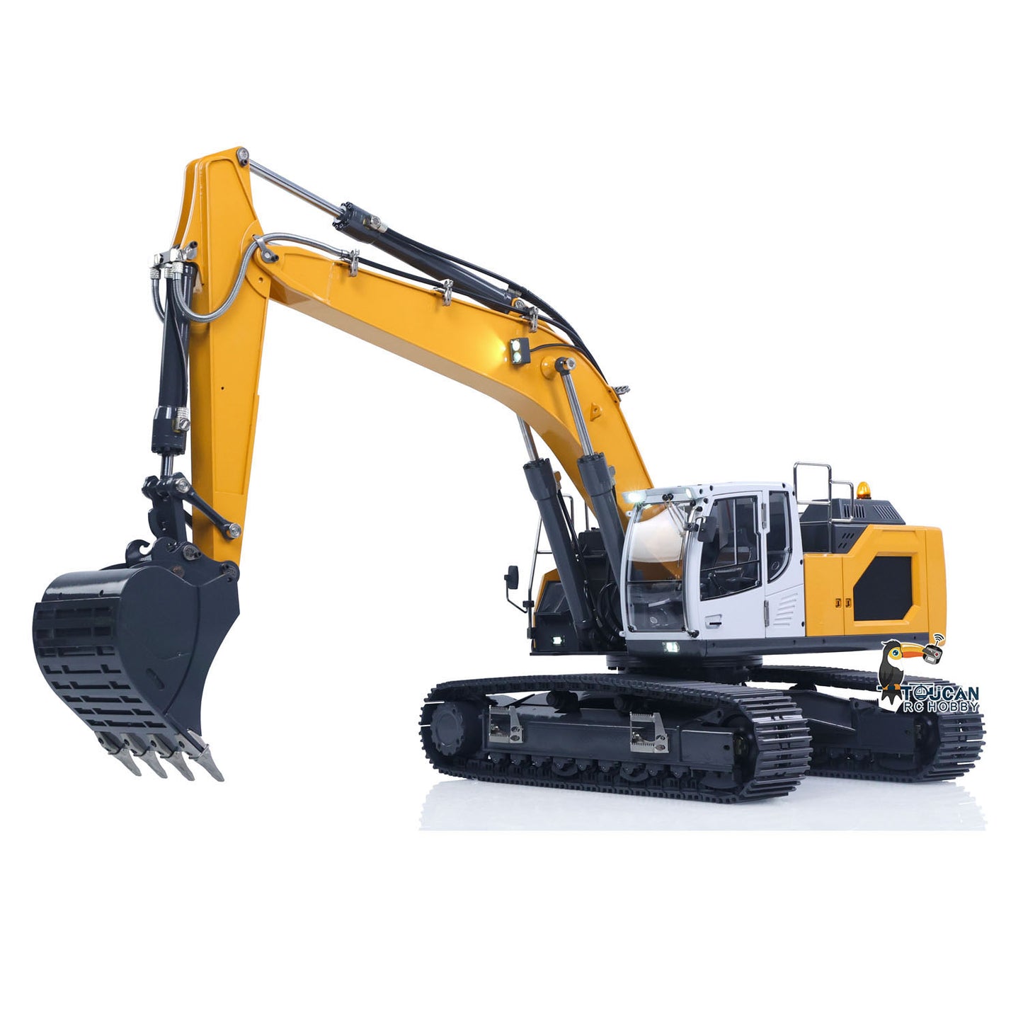 1/14 Hydraulic RC Excavator L945 Metal RTR Construction Vehicles Radio Controlled Toys Remote Control Trucks Models Transmitter Battery