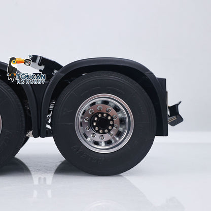 In Stock LESU Metal RC Assembled Heavy-duty Chassis for 1/14 Scale 1851 3363 Tractor Truck 3 Speed Transmission Highline Equipment Rack Truck UpgradeParts
