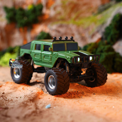 JIABAILE 3604/3604A 1/36 4WD Plastic Remote Controlled Off-Road Vehicles RTR Mini Crawler Car Battery Light System Outdoor