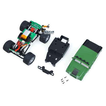 JIABAILE 3604/3604A 1/36 4WD Plastic Remote Controlled Off-Road Vehicles RTR Mini Crawler Car Battery Light System Outdoor