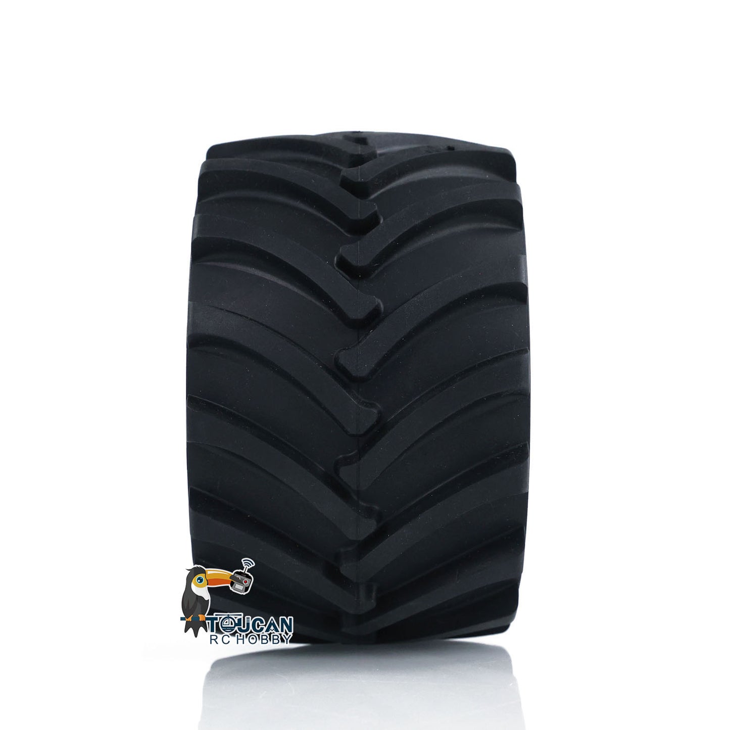 US Stock 135X80MM Rubber Tire Tyre for 1/14 JDM-198 ZW370 RC Hydraulic Loader Model JDM-166 Articulated Truck DIY Construction Vehicle