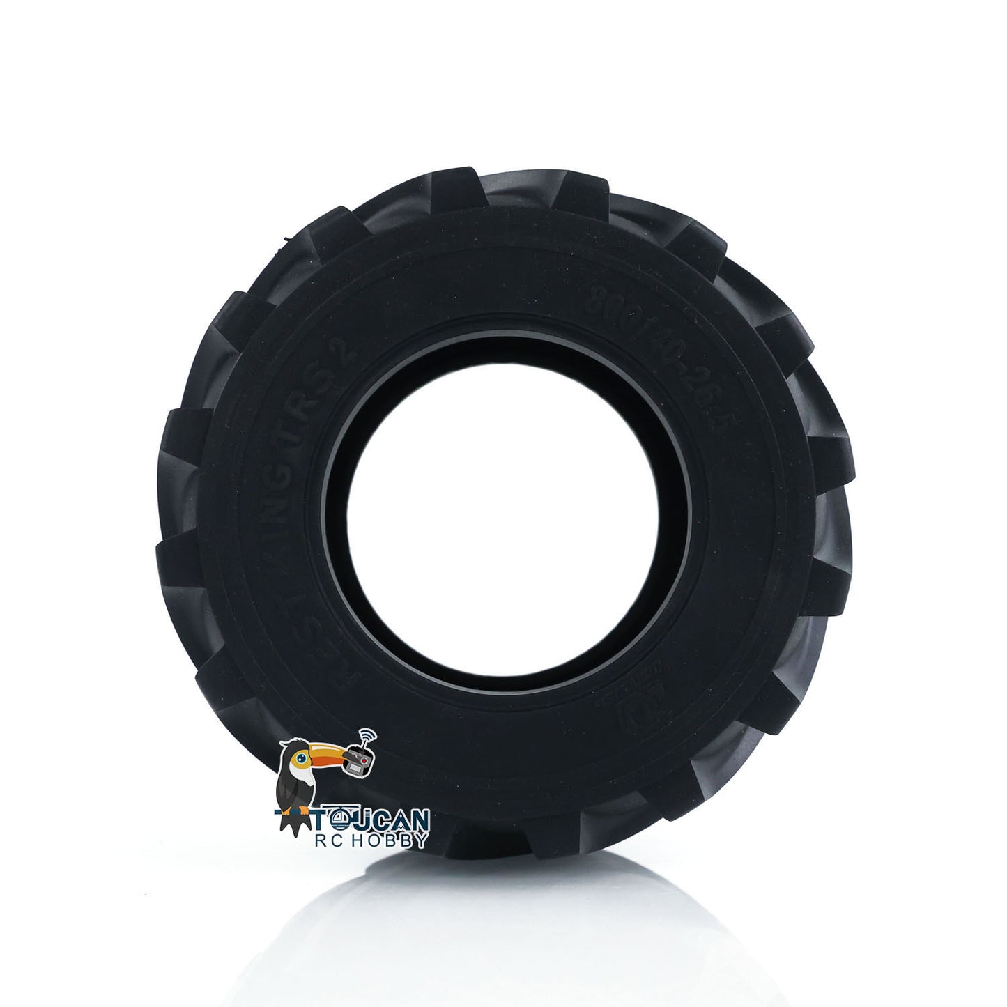 US Stock 135X80MM Rubber Tire Tyre for 1/14 JDM-198 ZW370 RC Hydraulic Loader Model JDM-166 Articulated Truck DIY Construction Vehicle