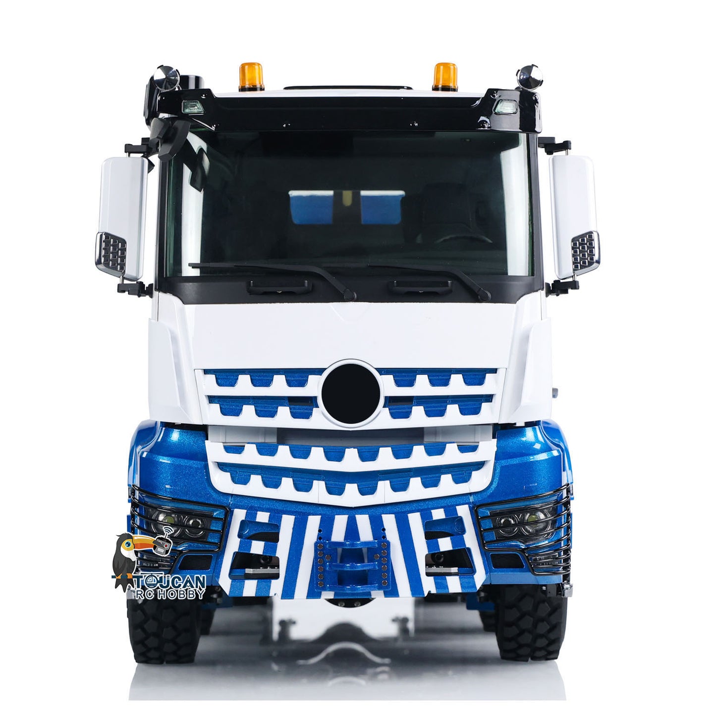 LESU Z0036 1/14 Metal 8x8 Hydraulic RC Roll On Off Dumper 2 Speed Transmission Differential Lock Sound Light System Front Hook