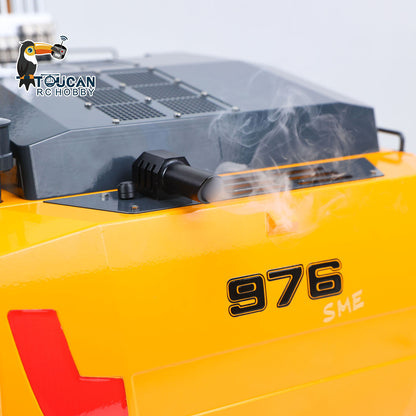 TOUCAN RC HOBBY LR976 1/12 Metal RTR RC Hydraulic Excavator 6-Way Valve Dual Pump Brushless Motor Quick Coupler PL18EV Lite Controller Smoke Light Sound