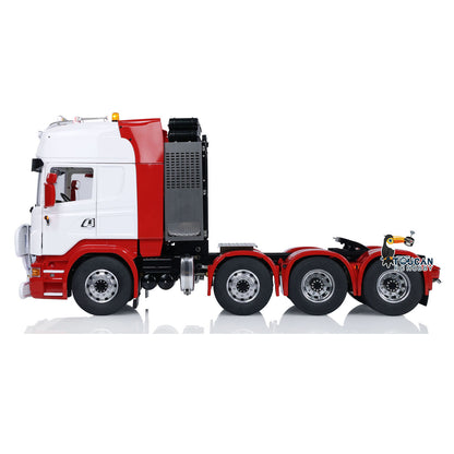 TOUCAN RC HOBBY LESU 8X8 1/14 RC Tractor Truck Radio Control Car Metal Chassis Model Light Sound