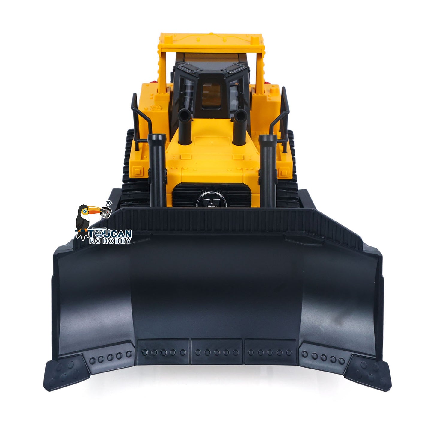 HUINA 1/16 Electric Remote Control Bulldozer 1554 RC Dozer Finished Model Metal Ripper Light Effect Battery Ready to Run