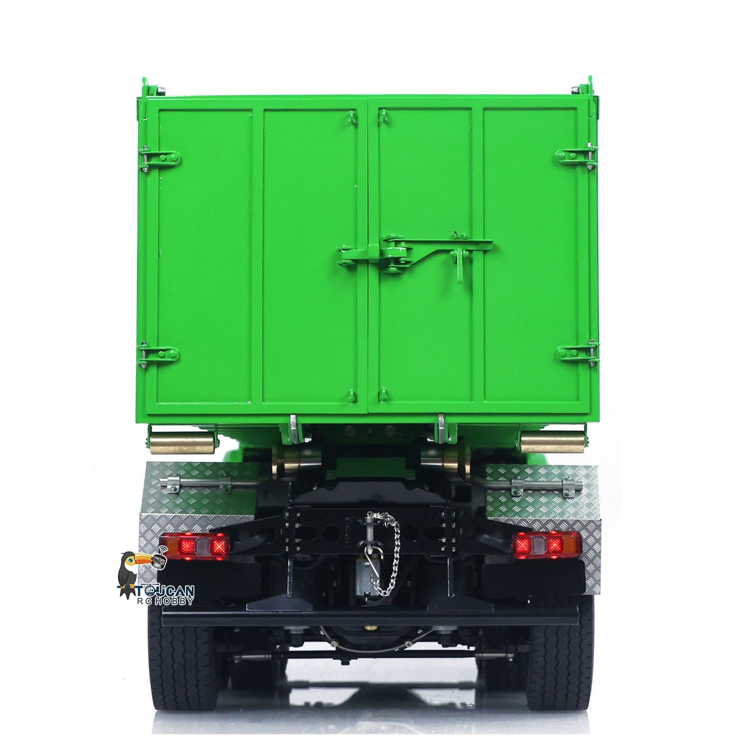 1/14 8*8 Metal Hydraulic RC Full Dump Truck Roll On Off Remote Controlled Tipper Car Hobby Model Sound Light Light System