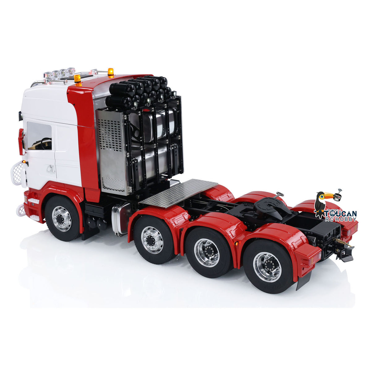 TOUCAN RC HOBBY LESU 8X8 1/14 RC Tractor Truck Radio Control Car Metal Chassis Model Light Sound