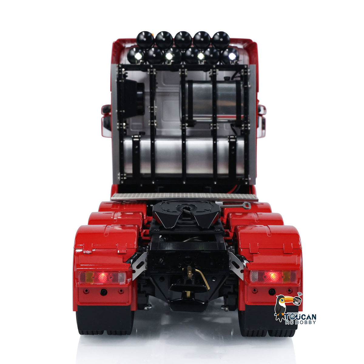 TOUCAN RC HOBBY LESU 8X8 1/14 RC Tractor Truck Radio Control Car Metal Chassis Model Light Sound