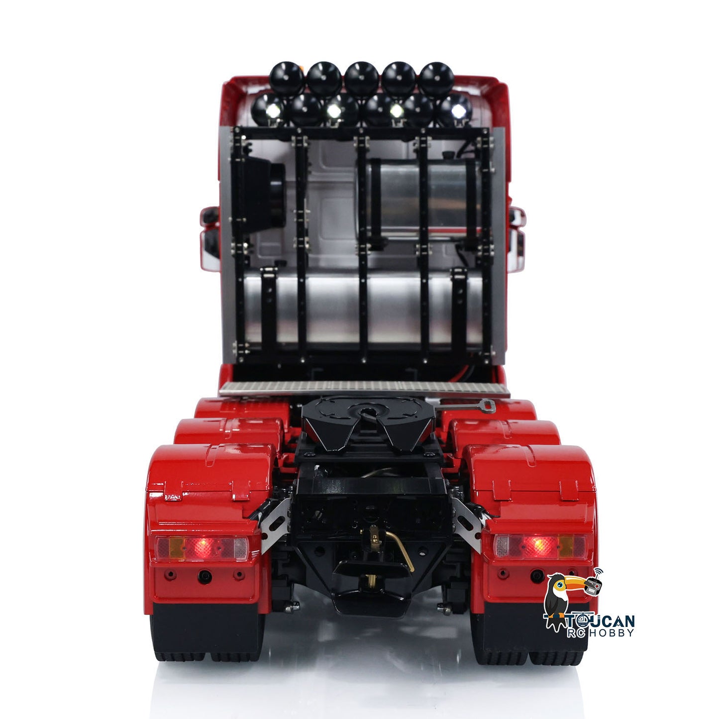 8X8 1/14 RC Tractor Truck Radio Control Car TOUCAN Metal Chassis Model Light Sound