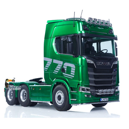 US Stock 1/14 KABOLITE RC Tractor Truck SC 770S 100 6X6 2Speed Romote Control Vehicle Axle Locks Metal Chassis Rail Openable Door RTR