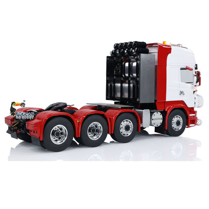 TOUCAN RC HOBBY LESU 8X8 1/14 RC Tractor Truck Radio Control Car Metal Chassis Model Light Sound