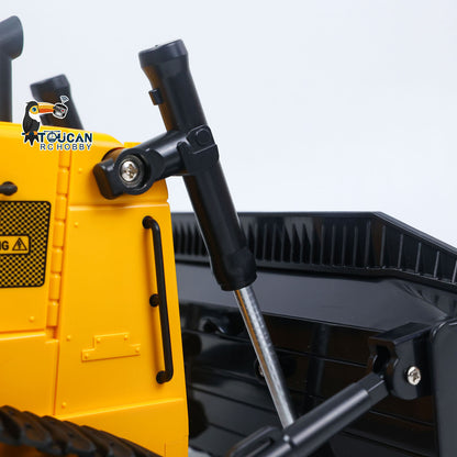 HUINA 1/16 Electric Remote Control Bulldozer 1554 RC Dozer Finished Model Metal Ripper Light Effect Battery Ready to Run