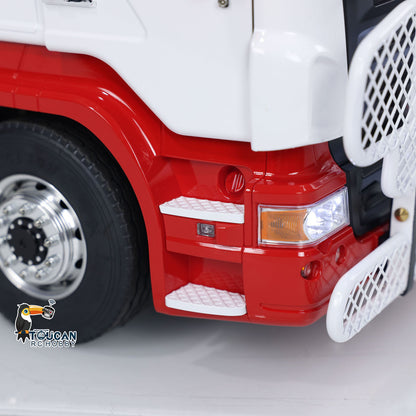 TOUCAN RC HOBBY LESU 8X8 1/14 RC Tractor Truck Radio Control Car Metal Chassis Model Light Sound