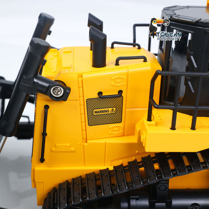 HUINA 1/16 Electric Remote Control Bulldozer 1554 RC Dozer Finished Model Metal Ripper Light Effect Battery Ready to Run