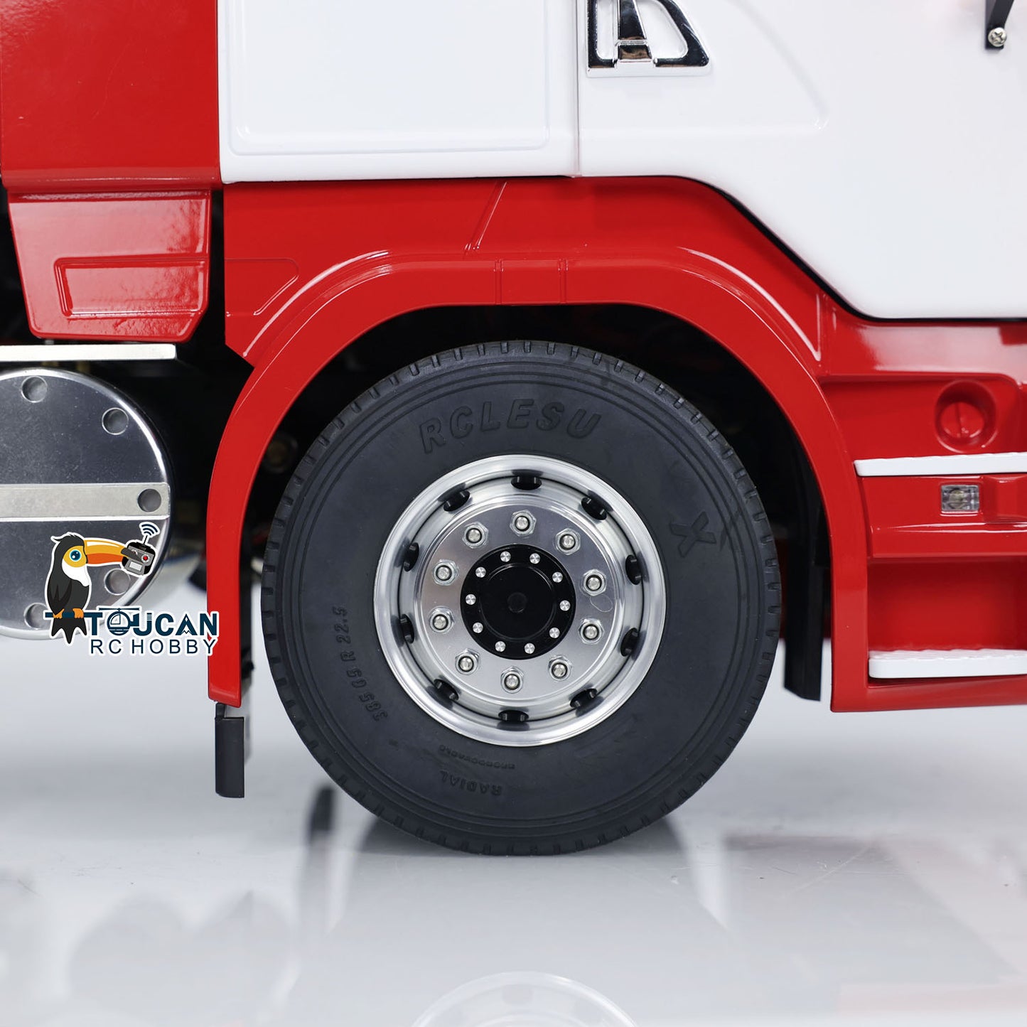 8X8 1/14 RC Tractor Truck Radio Control Car TOUCAN Metal Chassis Model Light Sound