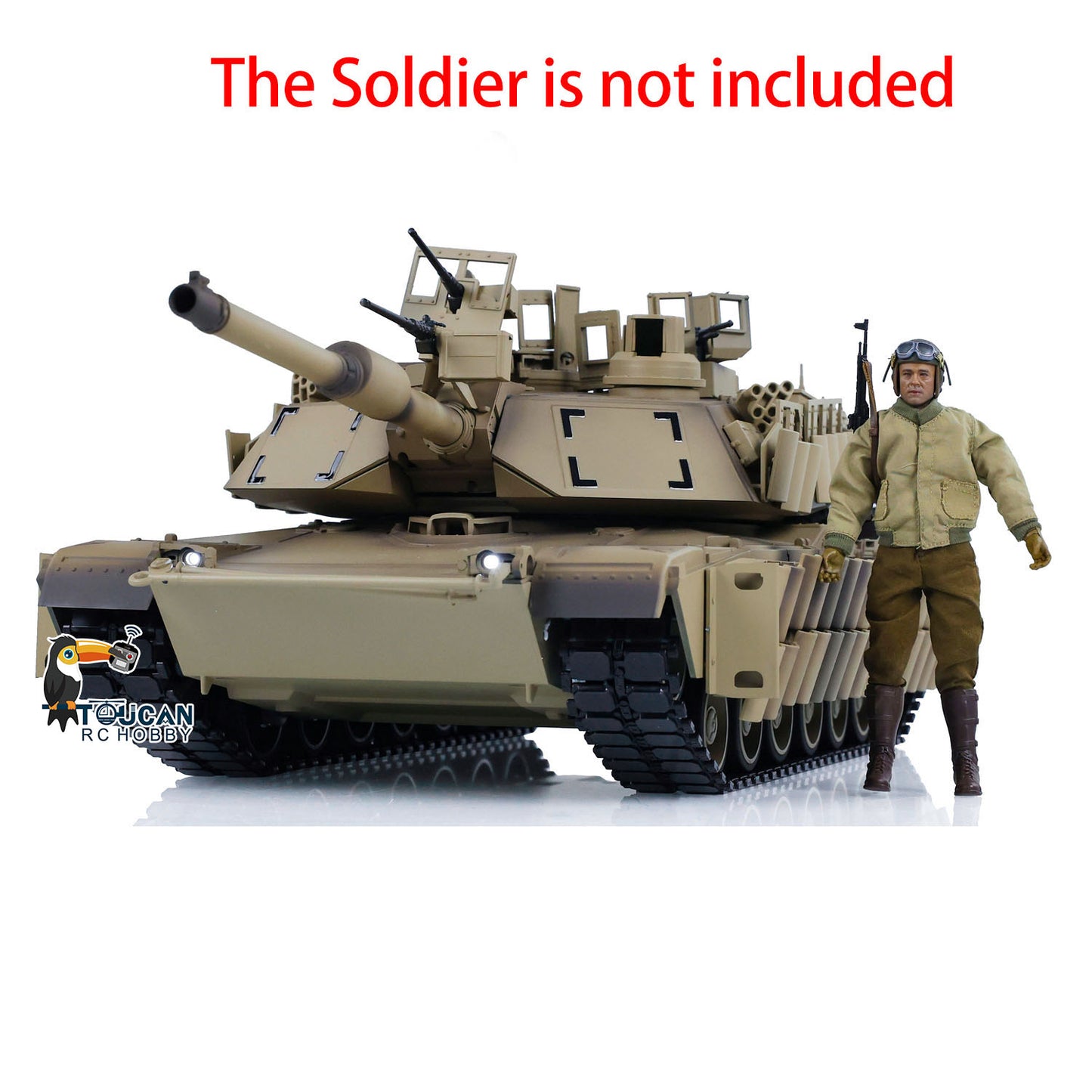 US Stock Tongde 1/16 Abrams M1A2 RC Infrared Battle Tank SEP TUSK II BB Shooting Barrel Recoil Electric Tanks Model