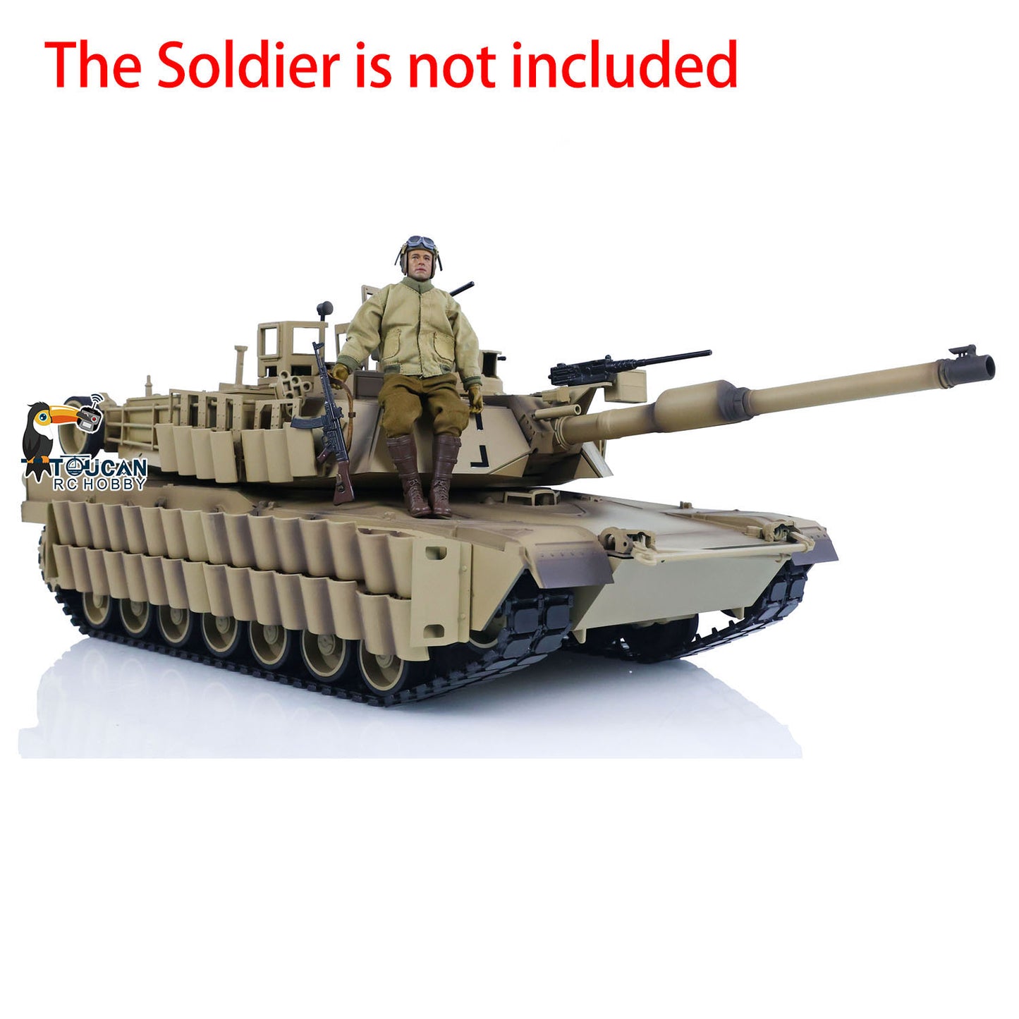 US Stock Tongde 1/16 Abrams M1A2 RC Infrared Battle Tank SEP TUSK II BB Shooting Barrel Recoil Electric Tanks Model