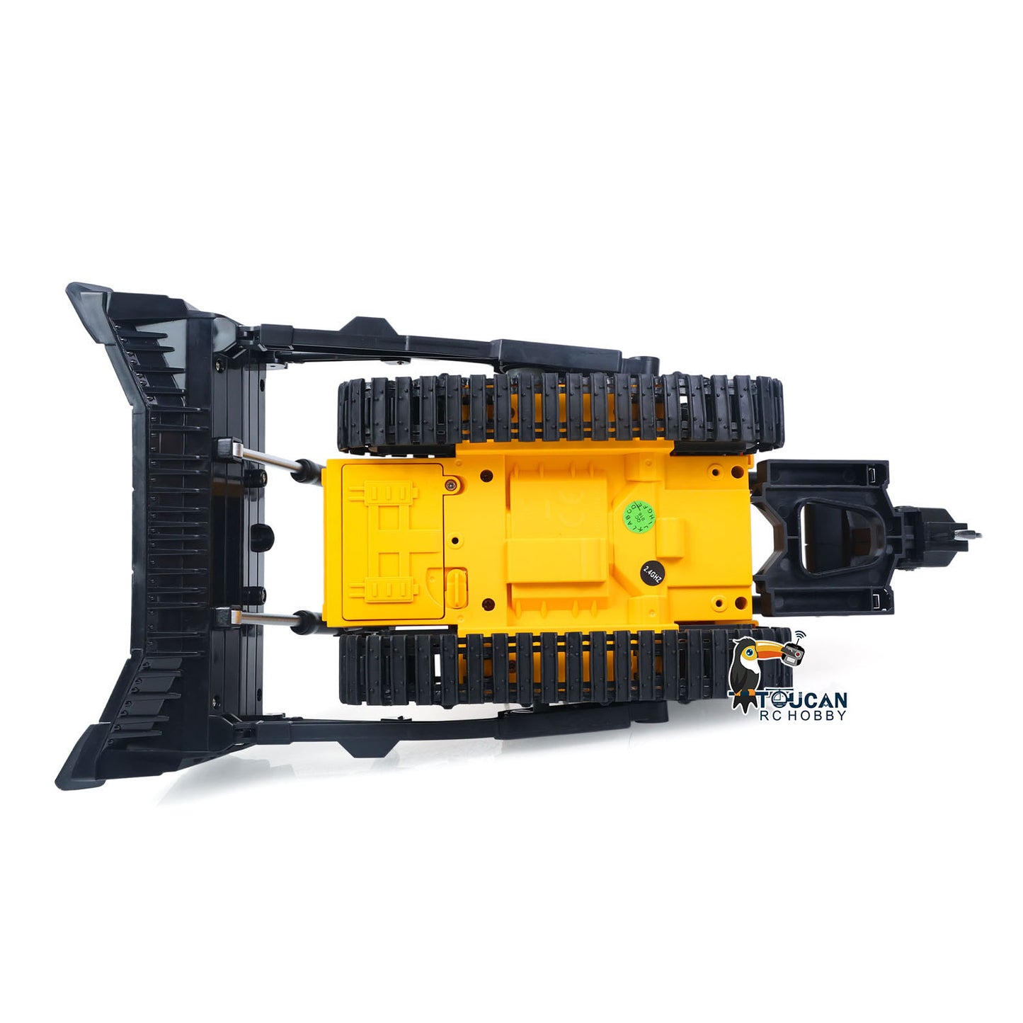 HUINA 1/16 Electric Remote Control Bulldozer 1554 RC Dozer Finished Model Metal Ripper Light Effect Battery Ready to Run
