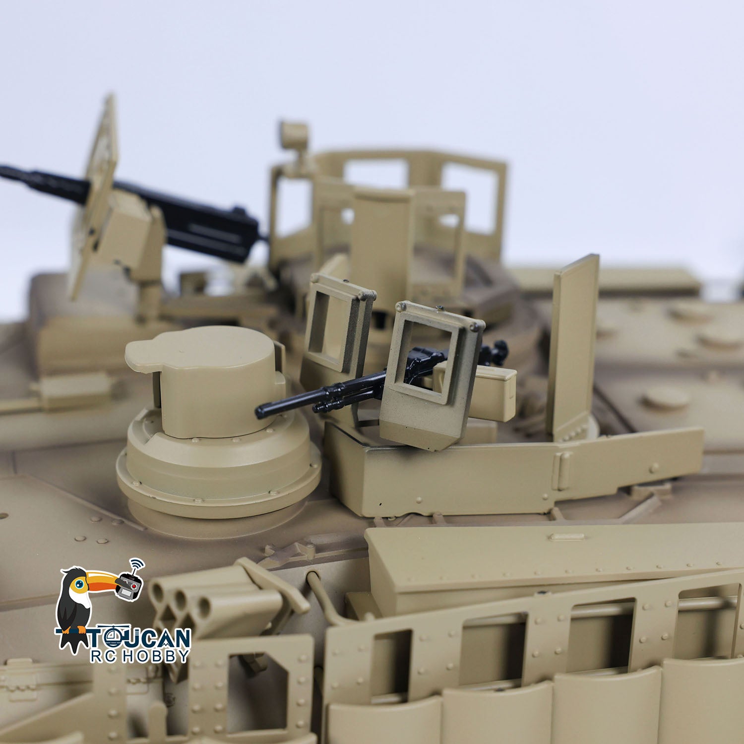 Tongde 1/16 Abrams M1A2 RC Infrared Battle Tank SEP TUSK II Remote Con ...