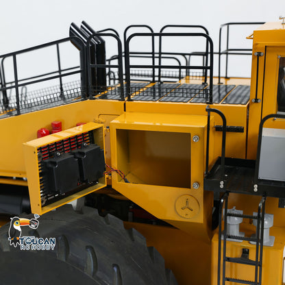 Toucan L2350 1/14 Metal RC Hydraulic Wheel Loader PNP/RTR Light & Sound Smoke System Manual Coupler Fork for Model Collectors