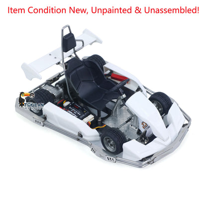 JD Model Plastic 1/10 Remote Control Racing Car 298A KIT 4*4 RC Go Kart Model Servo Radio Gifts for Adults No Light Sound System