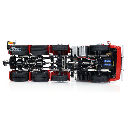 TOUCAN RC HOBBY LESU 8X8 1/14 RC Tractor Truck Radio Control Car Metal Chassis Model Light Sound