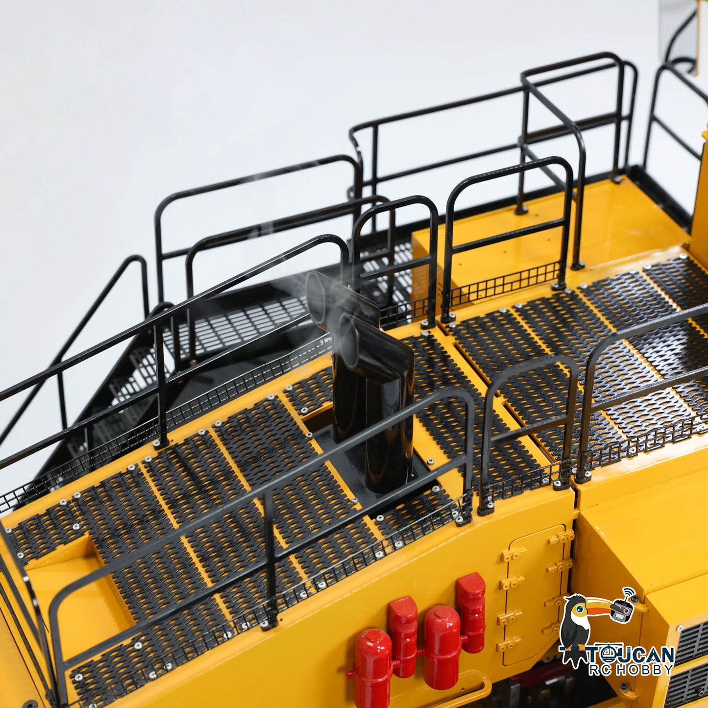 Toucan L2350 1/14 Metal RC Hydraulic Wheel Loader PNP/RTR Light & Sound Smoke System Manual Coupler Fork for Model Collectors