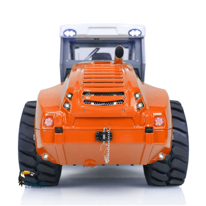 LESU AOUE H13i 1/14 Metal Hydraulic RC Road Roller Front Shovel Towing Hook Differential Lock Rear Axles Sound Light System