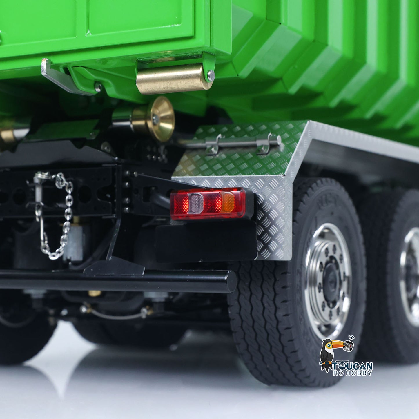 Toucanhobby G88 1/14 Metal 8x8 RC Hydraulic Roll on off Dump Truck RTR Waste Bin 3 Speed Transmission Differential Lock Rear Axle Steering Light Sound for Construction Collectors