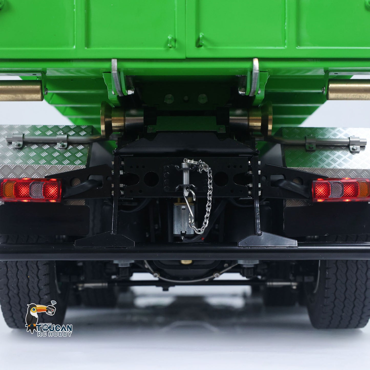 Toucanhobby G88 1/14 Metal 8x8 RC Hydraulic Roll on off Dump Truck RTR Waste Bin 3 Speed Transmission Differential Lock Rear Axle Steering Light Sound for Construction Collectors