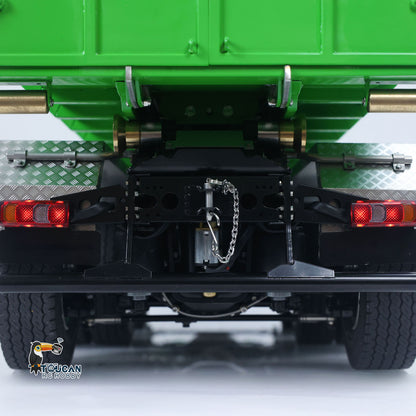 Toucanhobby G88 1/14 Metal 8x8 RC Hydraulic Roll on off Dump Truck RTR Waste Bin 3 Speed Transmission Differential Lock Rear Axle Steering Light Sound for Construction Collectors