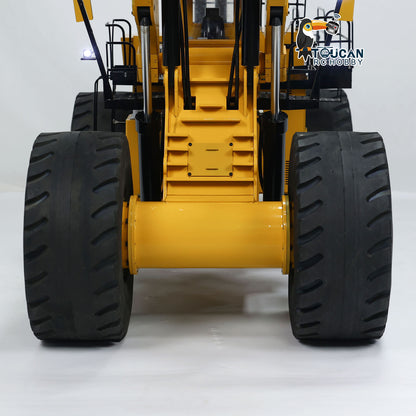 Toucan L2350 1/14 Metal RC Hydraulic Wheel Loader PNP/RTR Light & Sound Smoke System Manual Coupler Fork for Model Collectors
