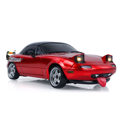 LDRC LD1804 1/18 Plastic 4X2 Remote Control Drift Car RTR Brushed Motor ESC Servo Light System RC Racing Vehicle Assembled