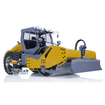 LESU 1/14 RC PNP Painted and Assembled Hydraulic Road Roller Metal Aoue-H13ixc Motor ESC Light Sound PL18EVLite Controller